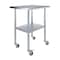 Amgood 24 in. x 30 in. Stainless Steel Table With Wheels AMG WT-2430-WHEELS - alternate 1